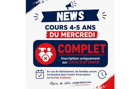 Inscriptions 2026-2027