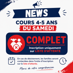 Inscriptions 2026-2027